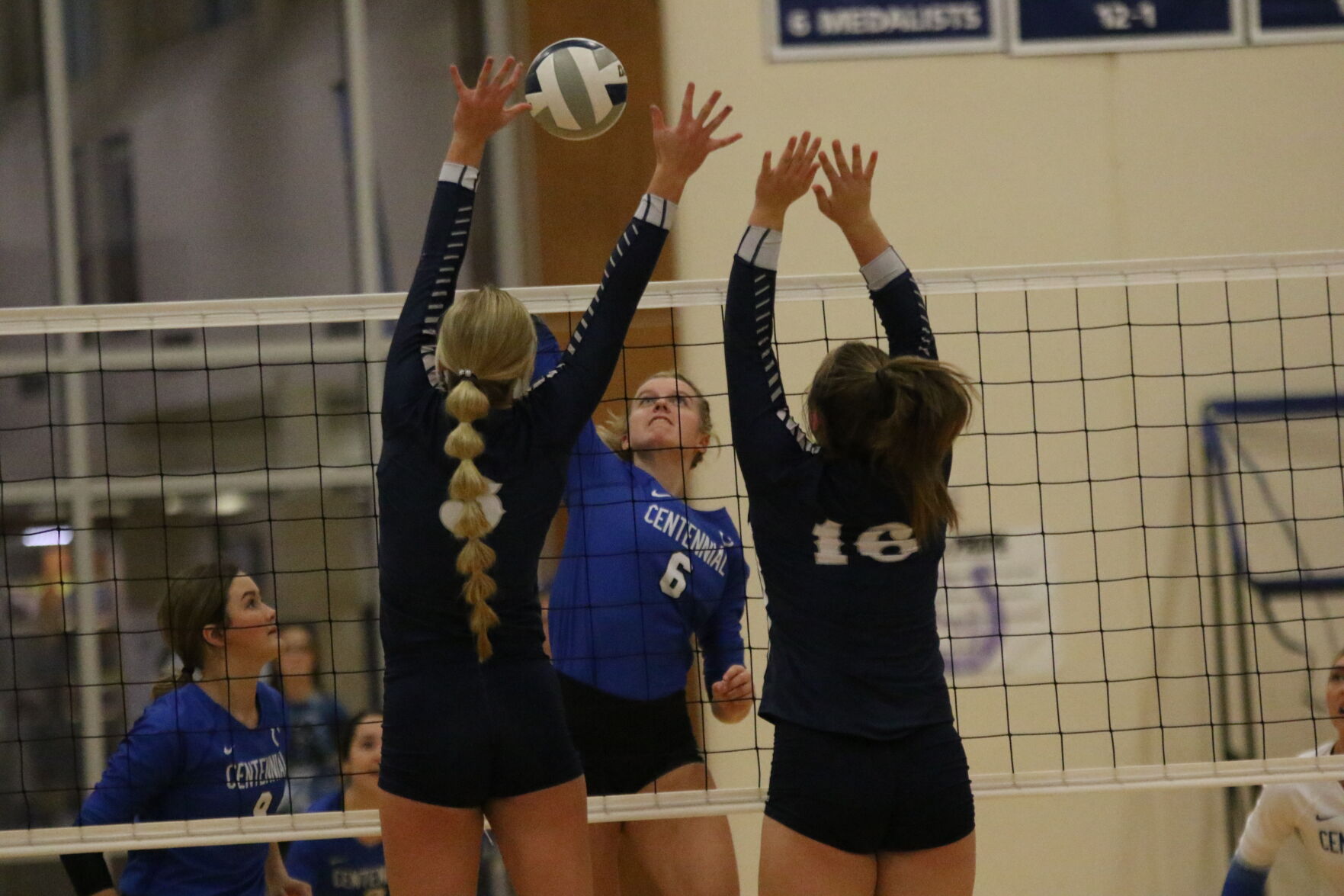 Cross County vs. Centennial volleyball, Oct. 27 12.JPG